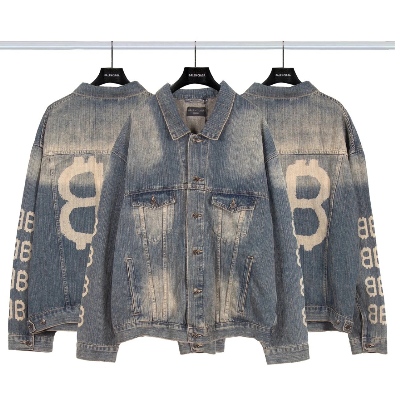 Balenciaga B Logo Denim Jacket [12 styles]