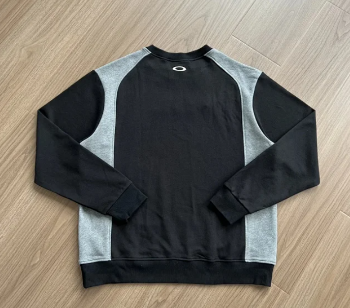 Oakley Panelled Black Off-White Sporty T-Shirt