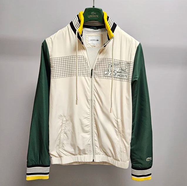Lacoste White Green Jacket