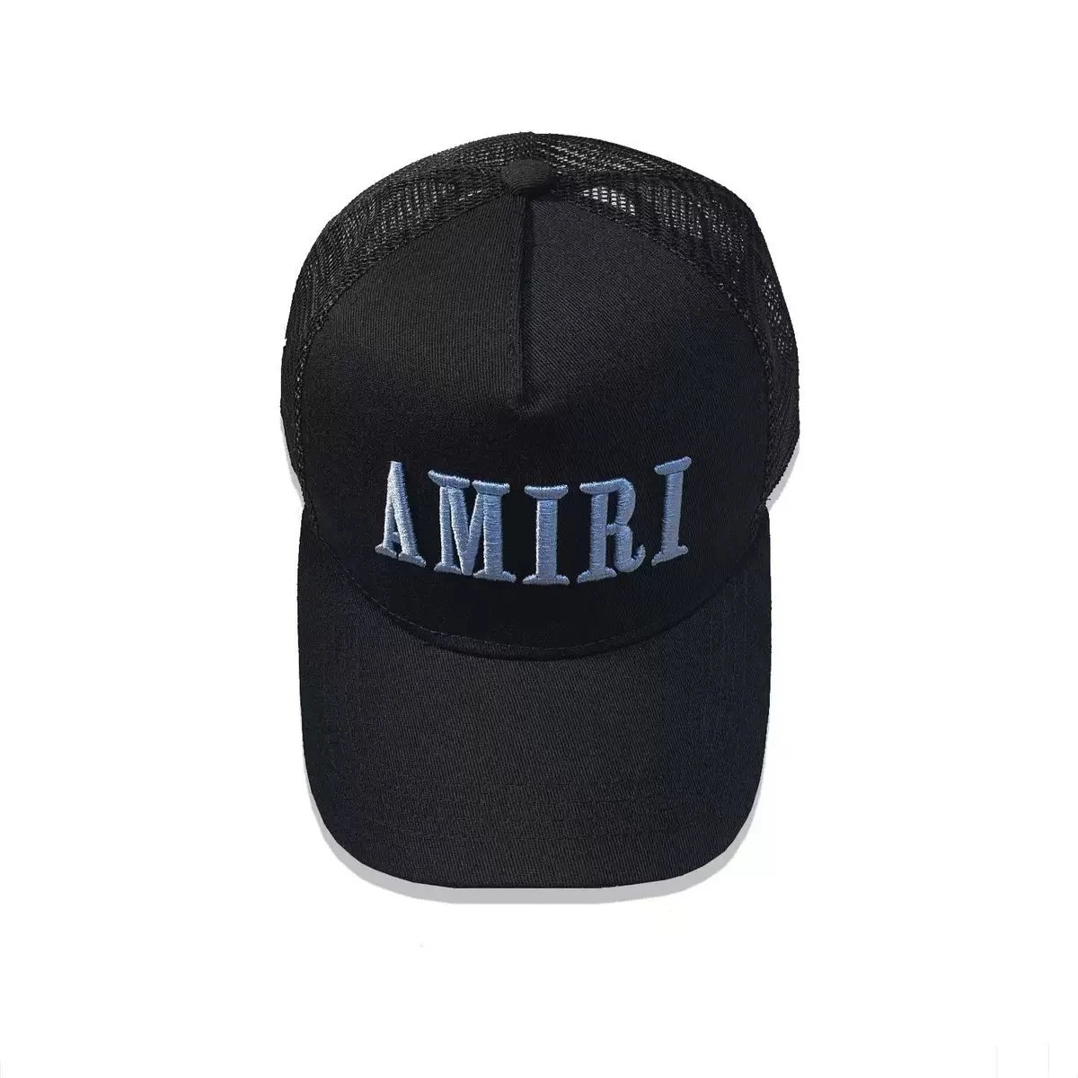 Amiri Trucker Cap Black White Blue Green Multicolor Embroidered Logo