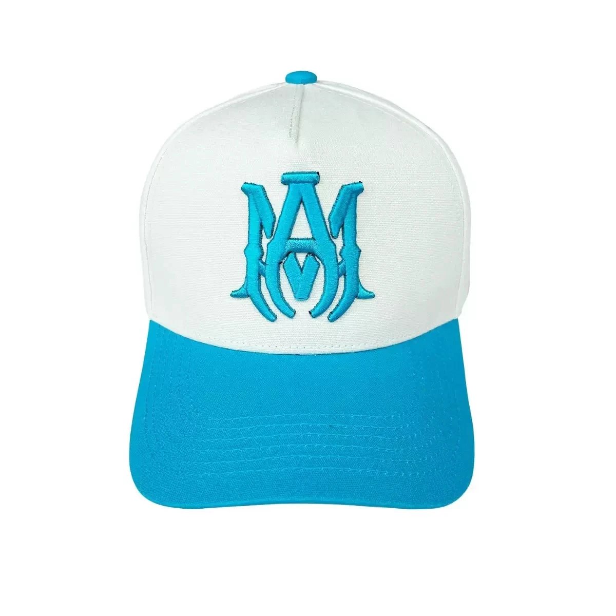 Amiri Trucker Cap Black White Blue Green Multicolor Embroidered Logo