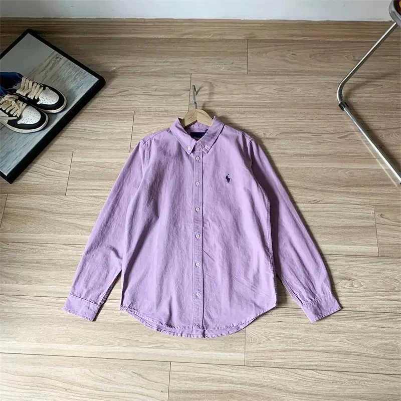 Polo Ralph Lauren Classic Fit Button-Down Shirt in White Pink Gray Blue Black Navy Green Lavender Beige