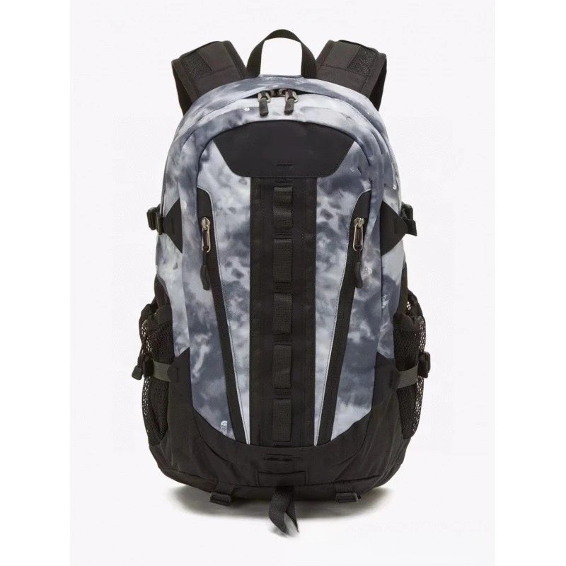 The North Face beige outdoor hiking backpack