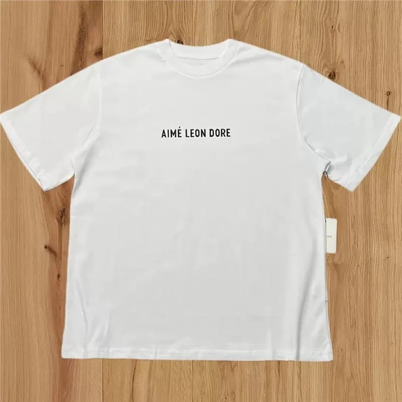 Aimé Leon Dore Cream Graphic Print T-Shirt