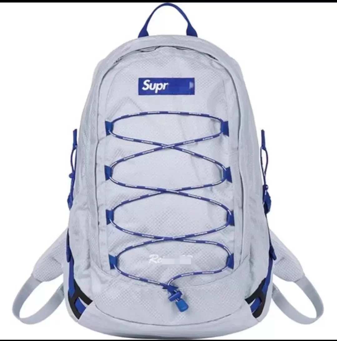 Supreme Mesh Backpack Blue Red Orange Black