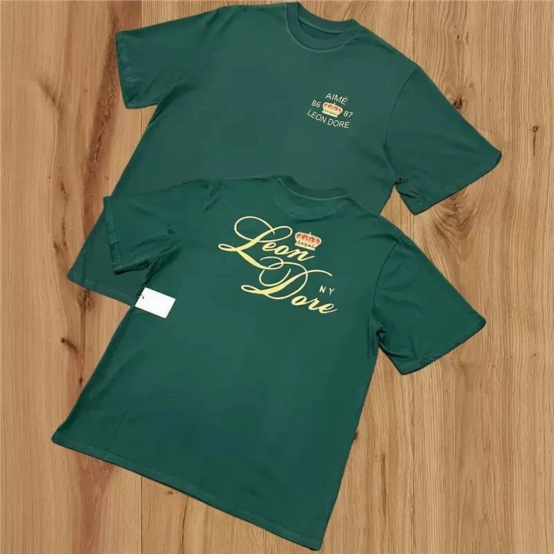 Aimé Leon Dore Cream Graphic Print T-Shirt