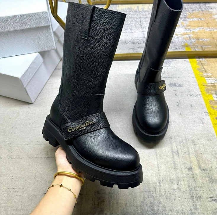 Hermès Chelsea Black Leather Riding Boots