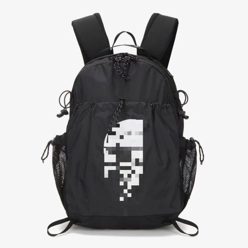 The North Face beige outdoor hiking backpack
