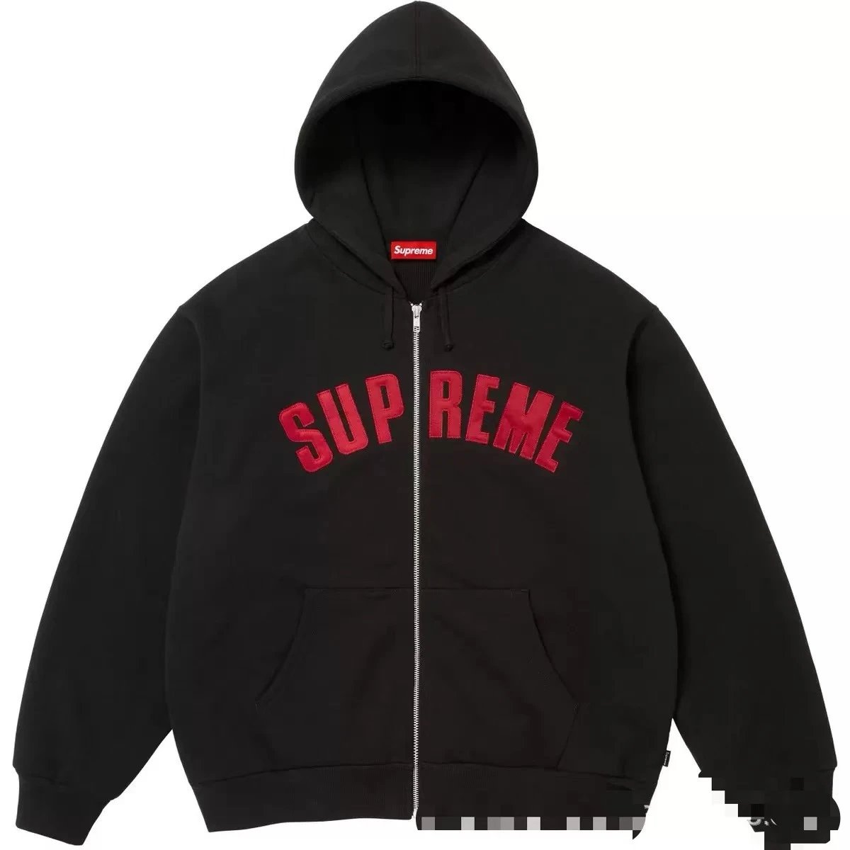 Supreme Arch Logo Black Coach Jacket