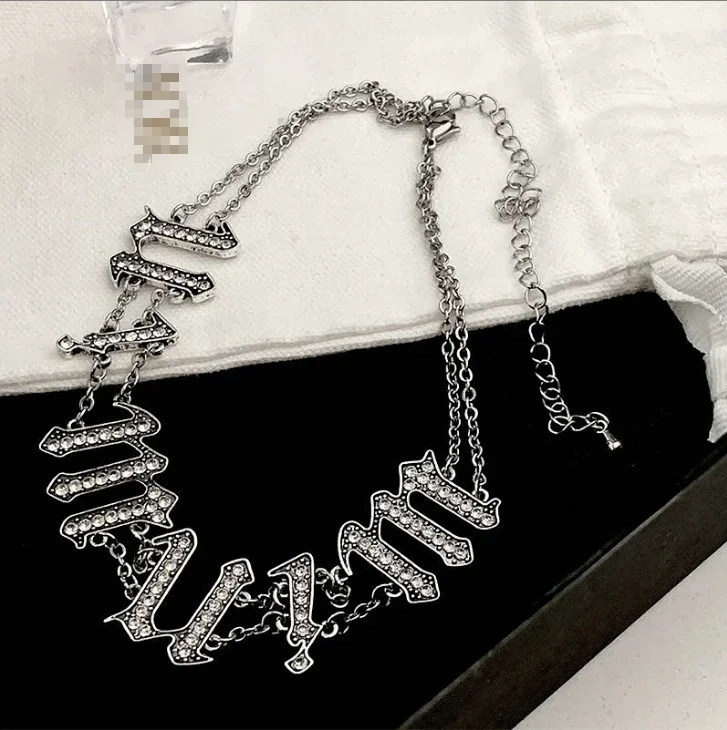 Silver YSL Necklace
