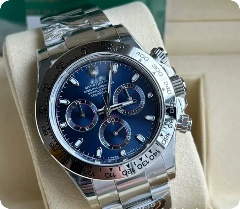 Rolex Daytona Gold Black Dial Chronograph Watch