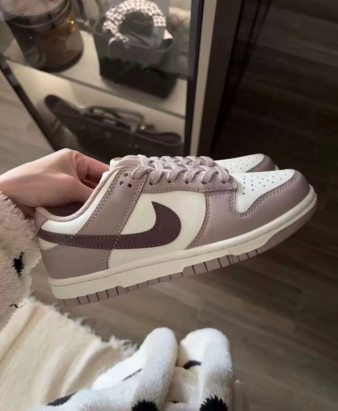 Louis Vuitton Nike Dunk White Monogram Sneakers
