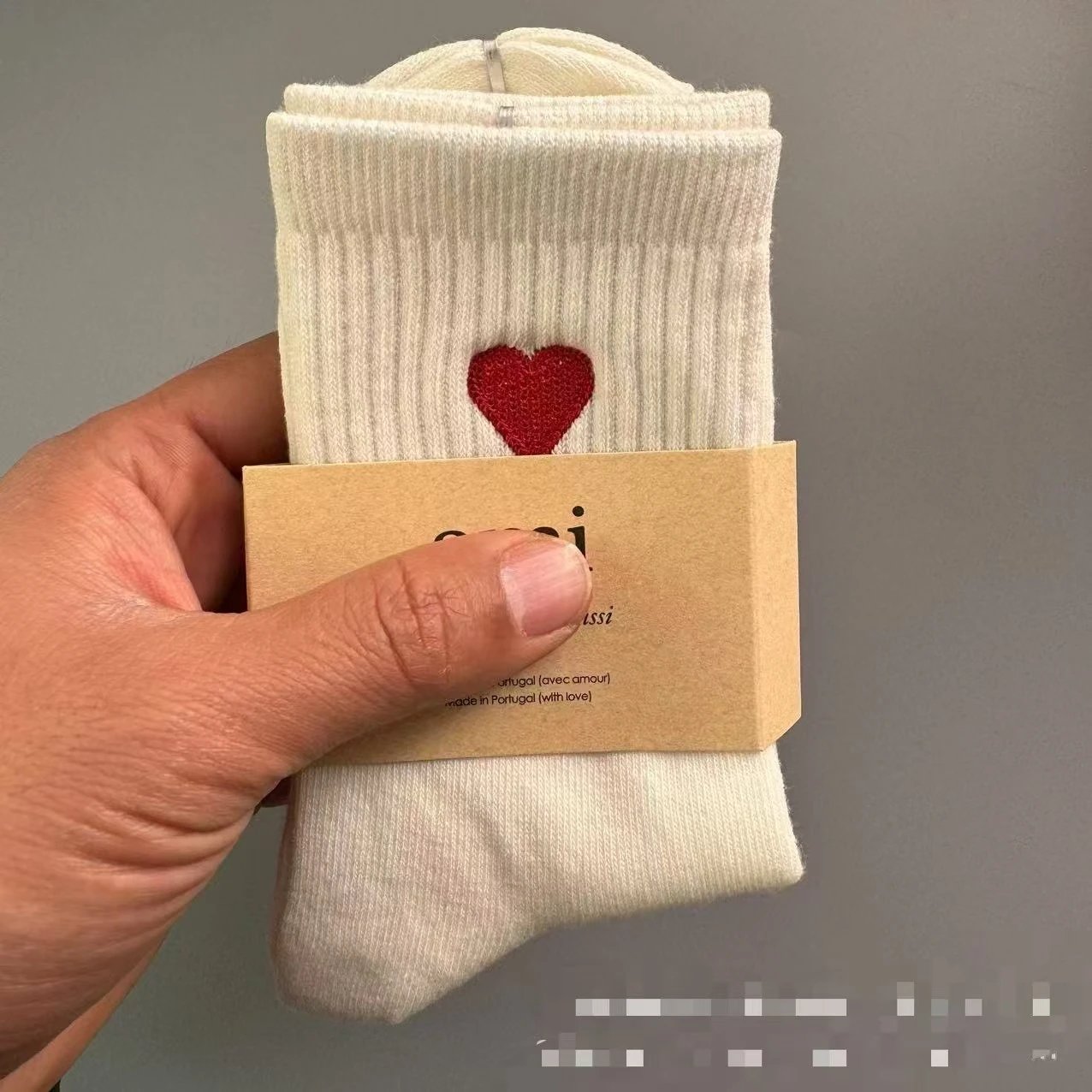 中筒白色（3双装）