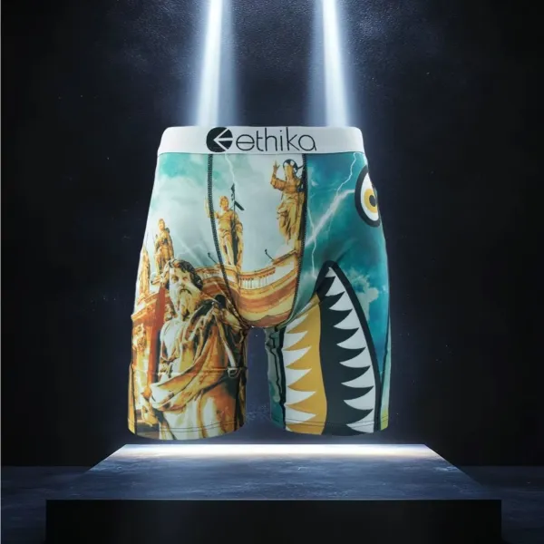 Ethika Tiger Shark Print Boxer Briefs Multicolor Underwear - 3