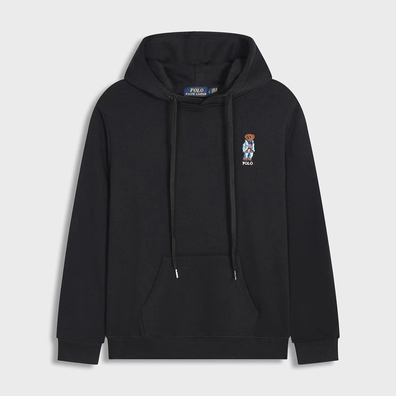 Polo Ralph Lauren Black Classic Bear Hoodie
