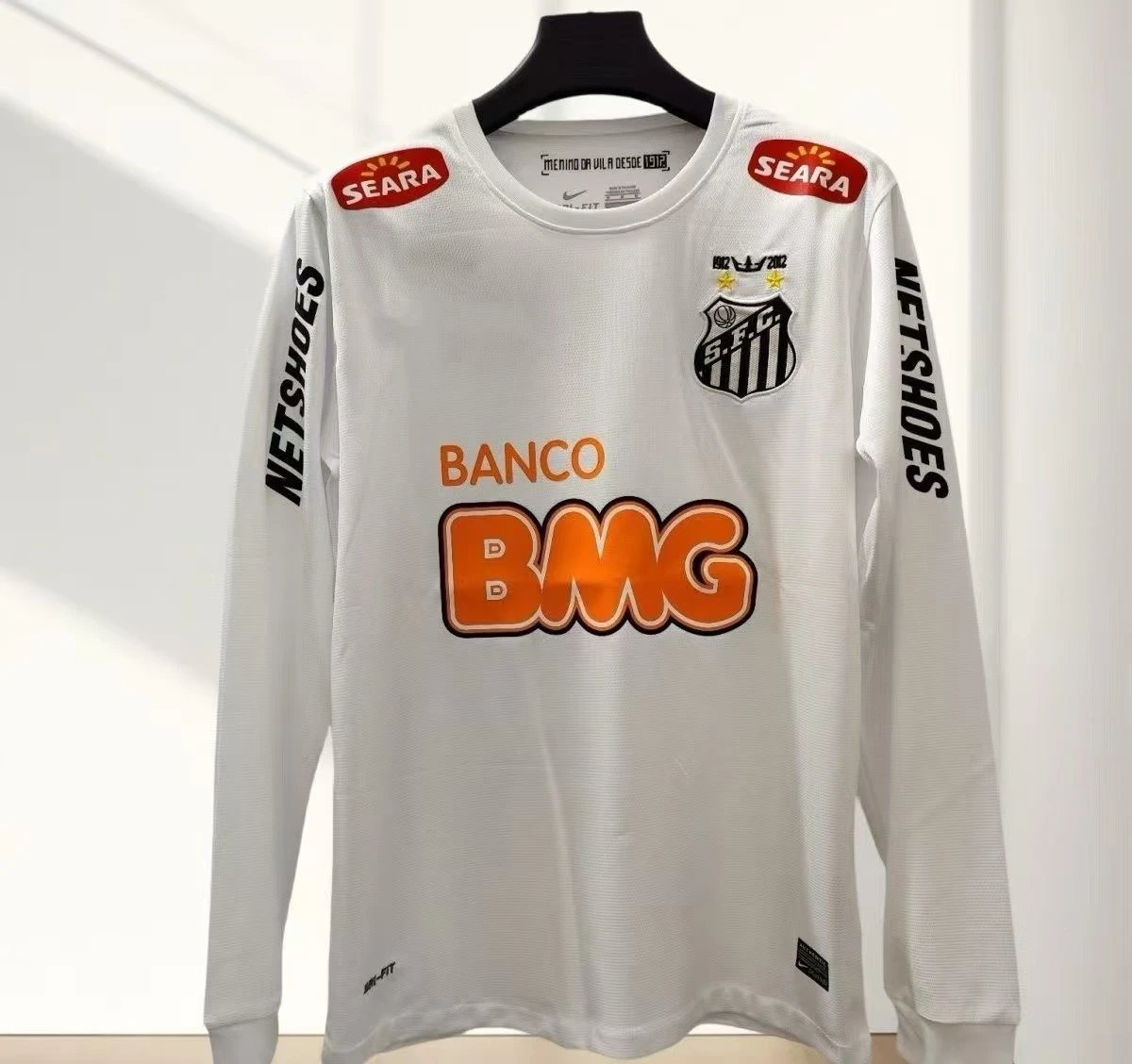 Nike Santos FC White Away Soccer Jersey