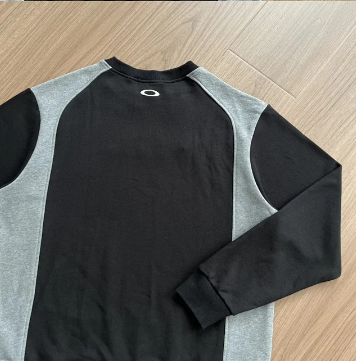 Oakley Panelled Black Off-White Sporty T-Shirt