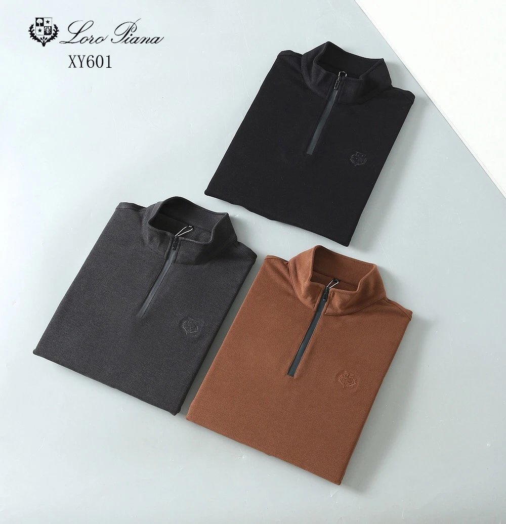 Loro Piana XY601 Half-Zip Sweater [3 styles]