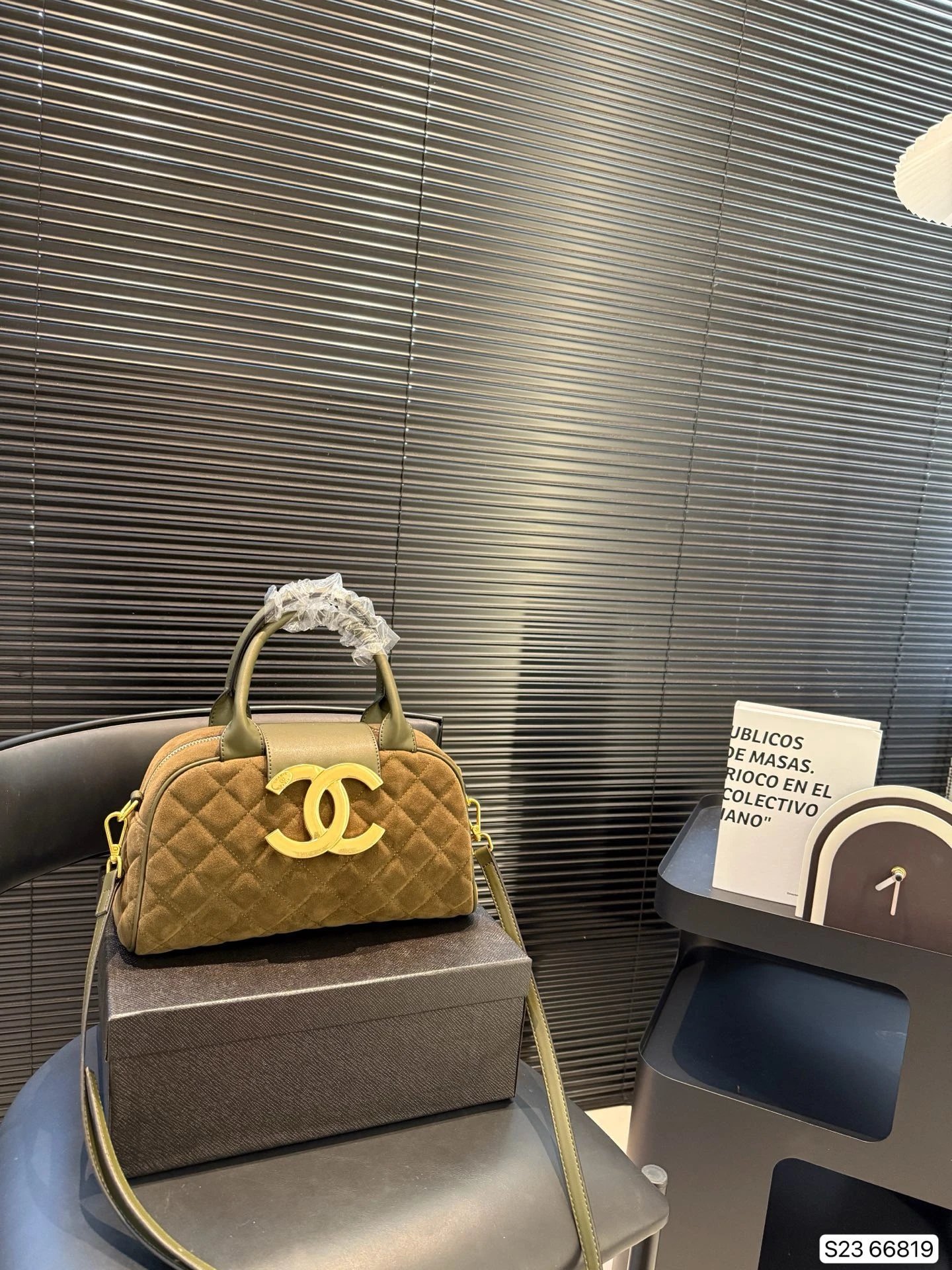 Louis Vuitton Speedy 20 Brown Monogram Sequin Handbag