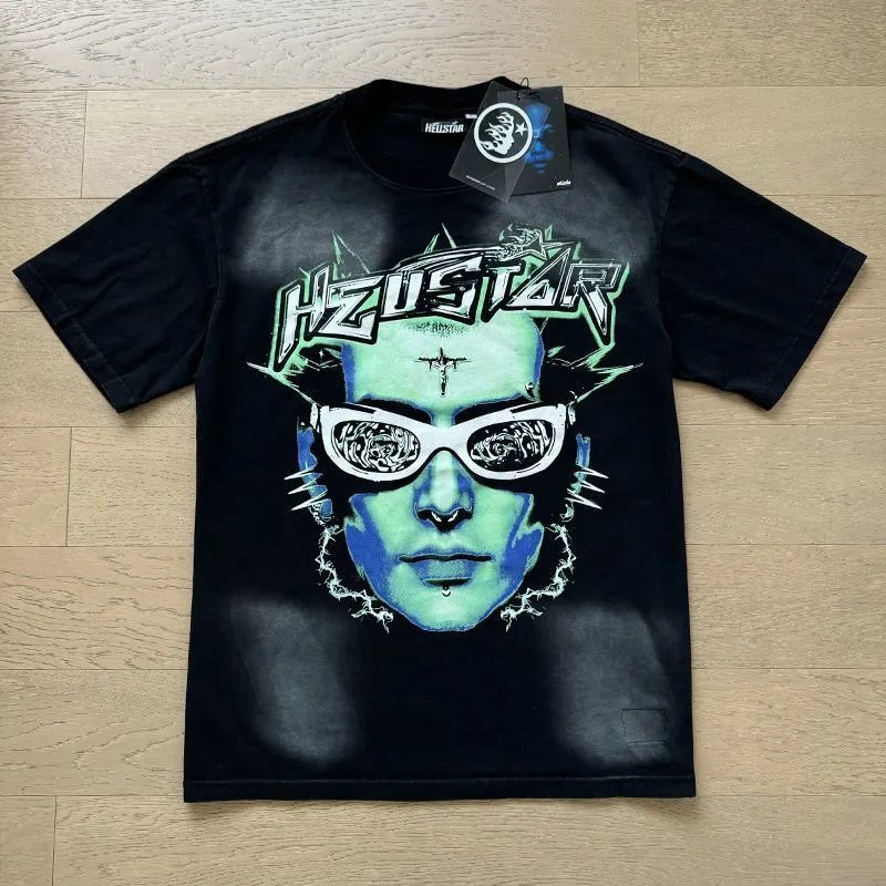 Hellstar T-Shirts Oversized graphic short-sleeve T-shirt — 36