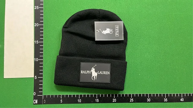 Polo Ralph Lauren Hats Ribbed Cuff Knit Beanie with Embroidered Pony Logo product detail image 1