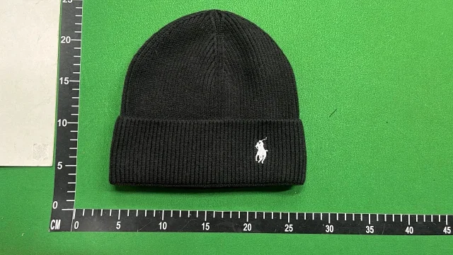Polo Ralph Lauren Hats Ribbed Cuff Knit Beanie with Embroidered Pony Logo product detail image 2