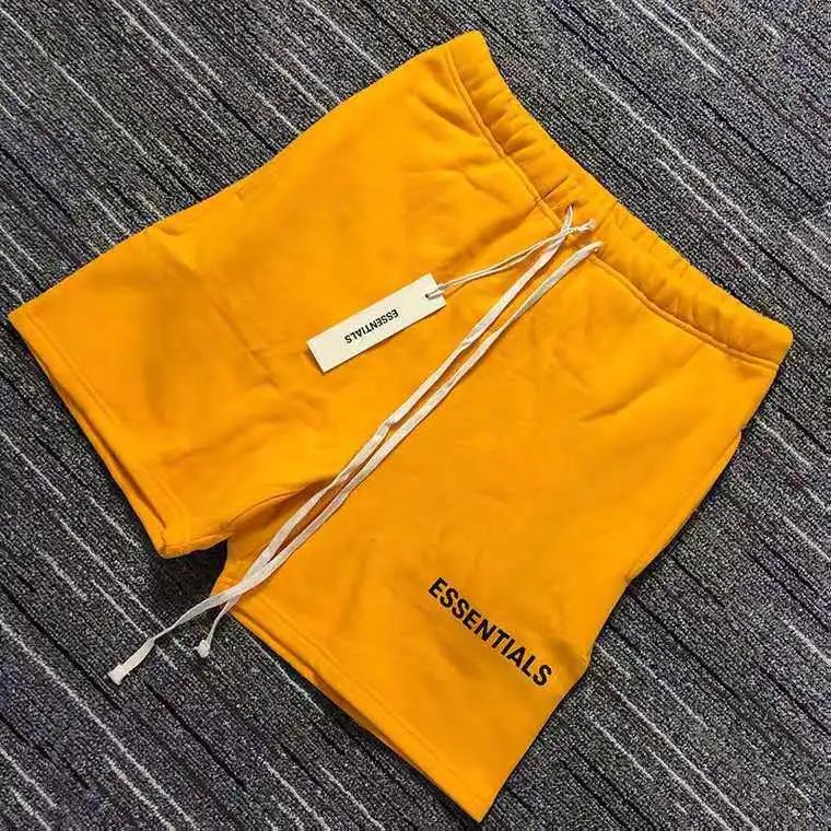 Essentials Essentials Yellow Drawstring Shorts Yellow