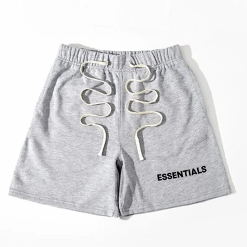 Fear of God Fear of God Essentials Grey Drawstring Shorts Grey