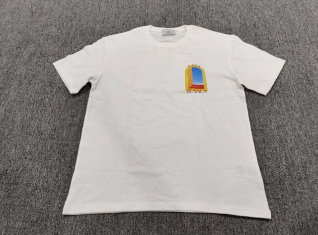 Casablanca T-Shirts Short-Sleeve Graphic T-Shirt product detail image 2