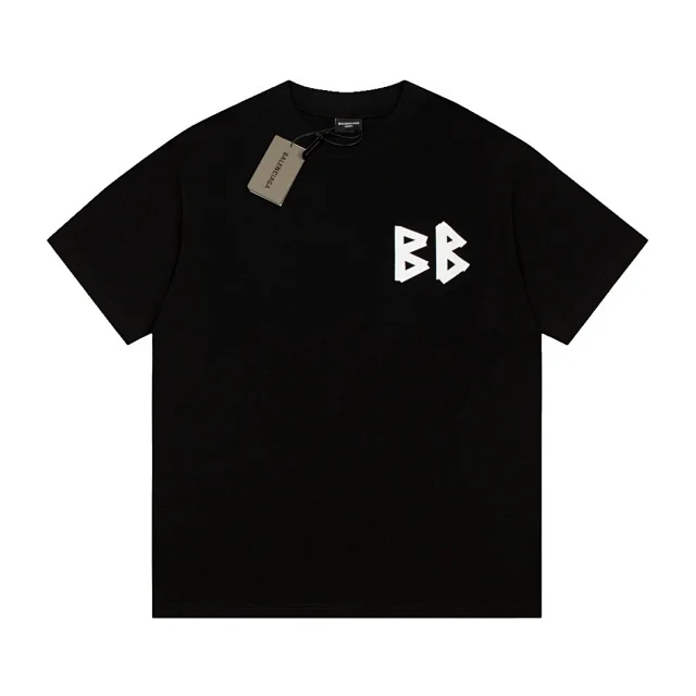Balenciaga T-Shirts Oversized graphic T-shirt product detail image 11