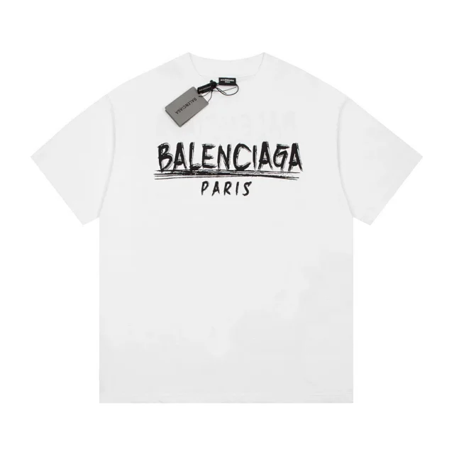 Balenciaga T-Shirts Oversized graphic T-shirt product detail image 10