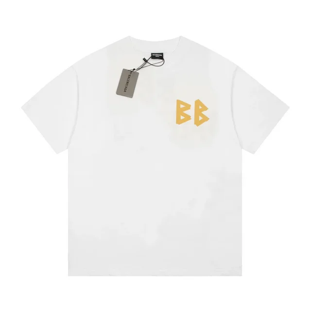 Balenciaga T-Shirts Oversized graphic T-shirt product detail image 12