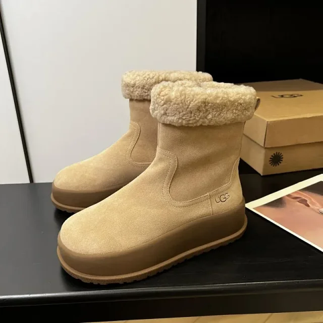 UGG Boots Shearling-cuff suede ankle snow product detail image 1