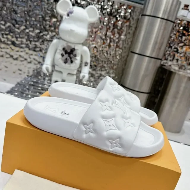 Unbranded Sandals Padded monogram-pattern slide product detail image 4