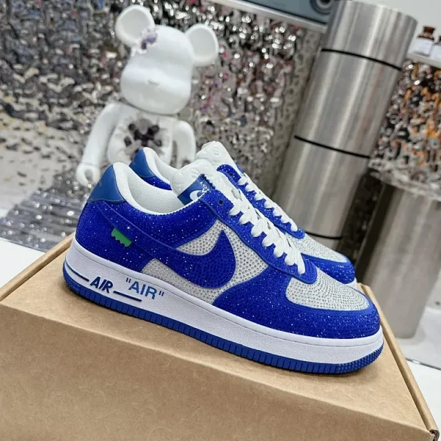 Nike Sneakers Air Force 1 low-top rhinestone product detail image 1