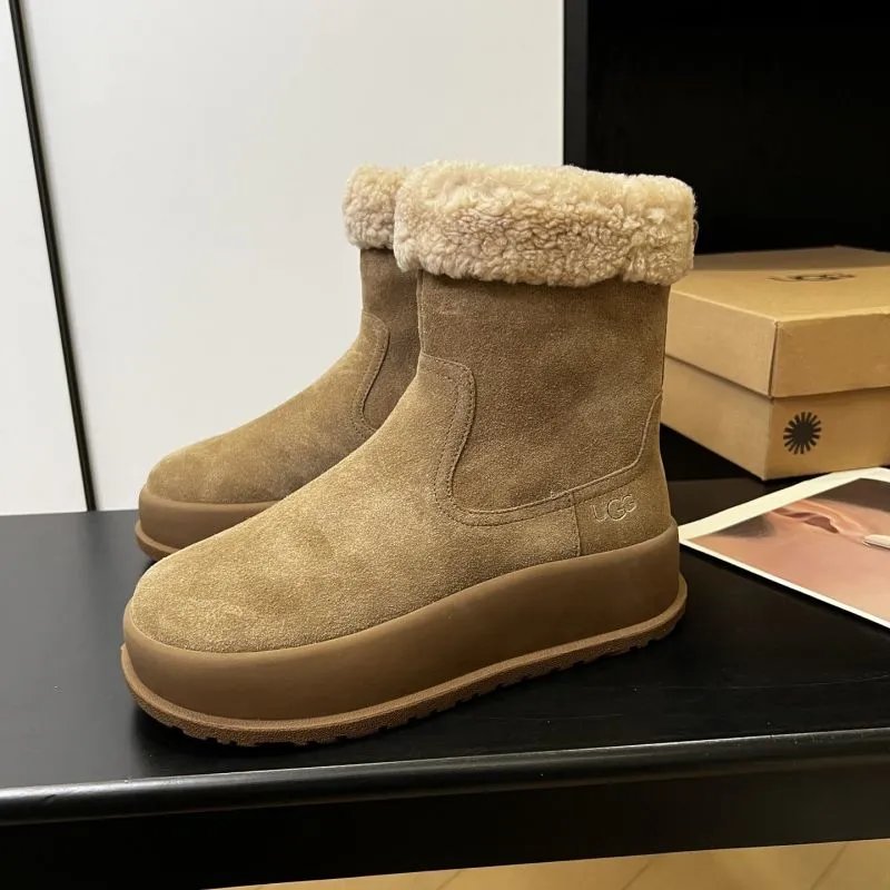 UGG Boots Shearling-cuff suede ankle snow — 3