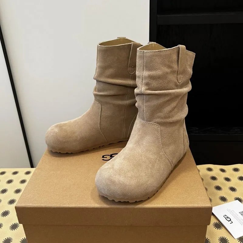UGG Boots Shearling-cuff suede ankle snow — 5