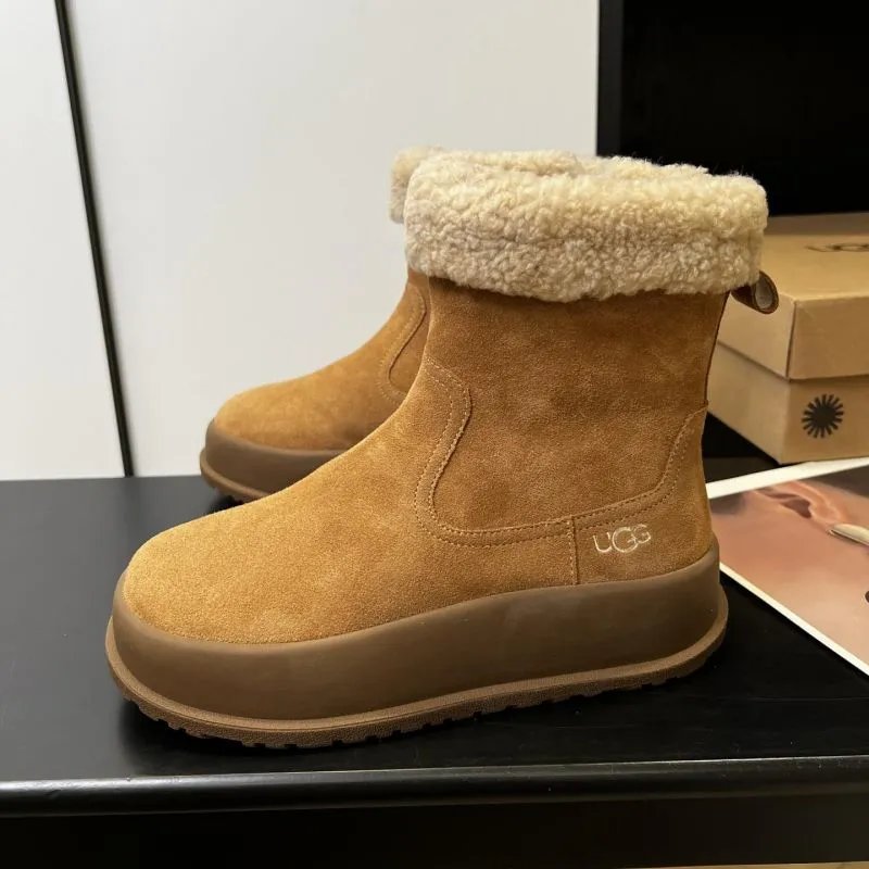 UGG Boots Shearling-cuff suede ankle snow — 4