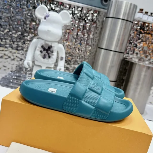 Unbranded Sandals Padded monogram-pattern slide product detail image 10