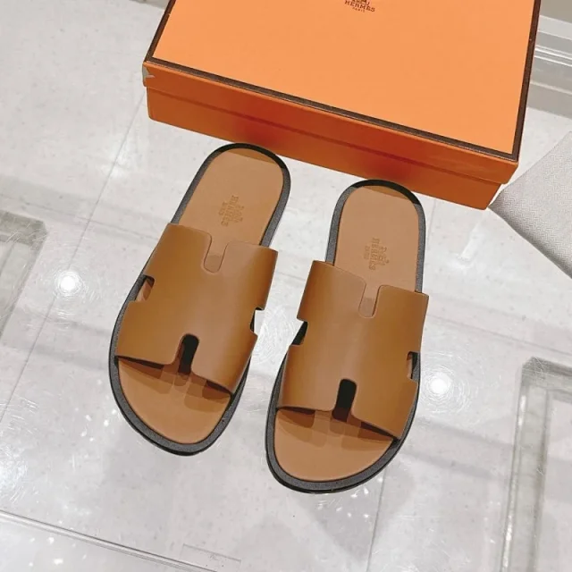 Hermès Sandals Oran H-cut slide product detail image 2