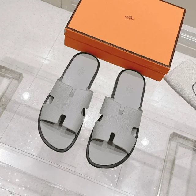 Hermès Sandals Oran H-cut slide product detail image 11