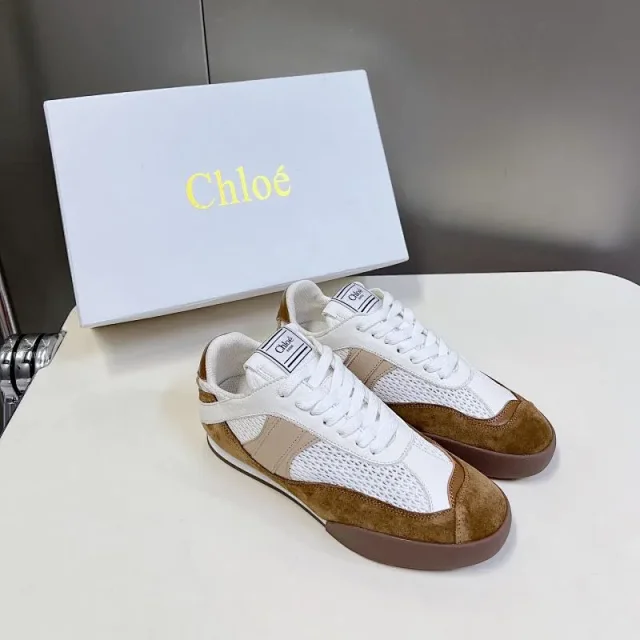 Chloé Sneakers High-top lace-up with ankle strap product detail image 7