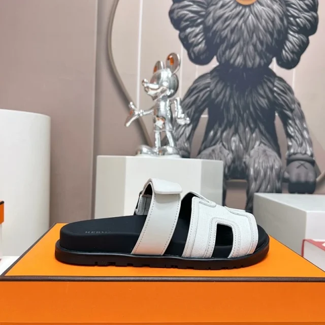 Hermès Sandals H-shaped adjustable-strap slide product detail image 6