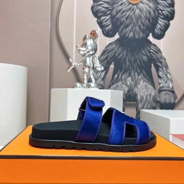 Hermès Sandals H-shaped adjustable-strap slide product detail image 23