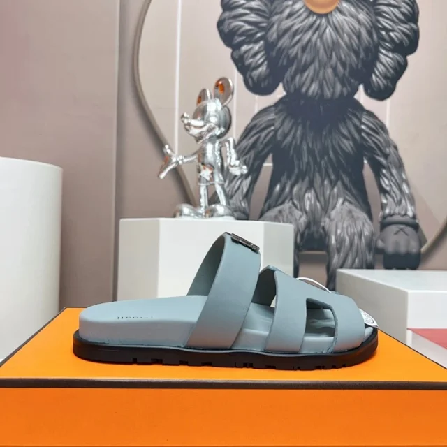 Hermès Sandals H-shaped adjustable-strap slide product detail image 14