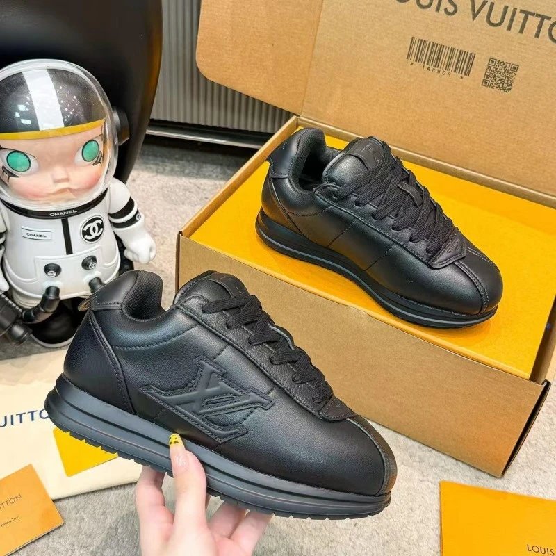 Louis Vuitton LV Trainer White and Tan Leather Sneakers - 13