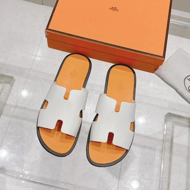 Hermès Sandals Oran H-cut slide product detail image 1