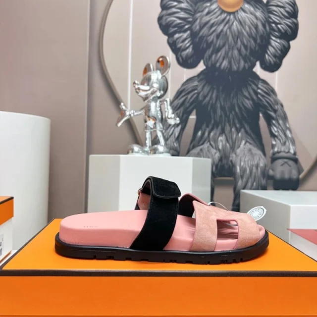Hermès Sandals H-shaped adjustable-strap slide product detail image 30