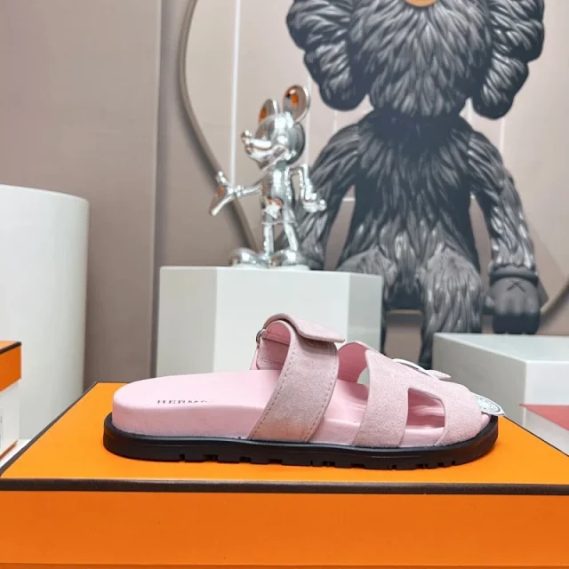 Hermès Sandals H-shaped adjustable-strap slide product detail image 28