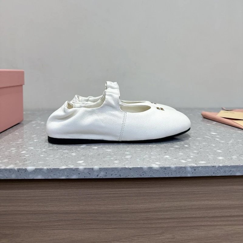 Design Silver Metallic Mary Jane Flats with Buckle Strap and Bow Detail Loafers - 6